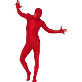 Disfraz Second Skin Rojo